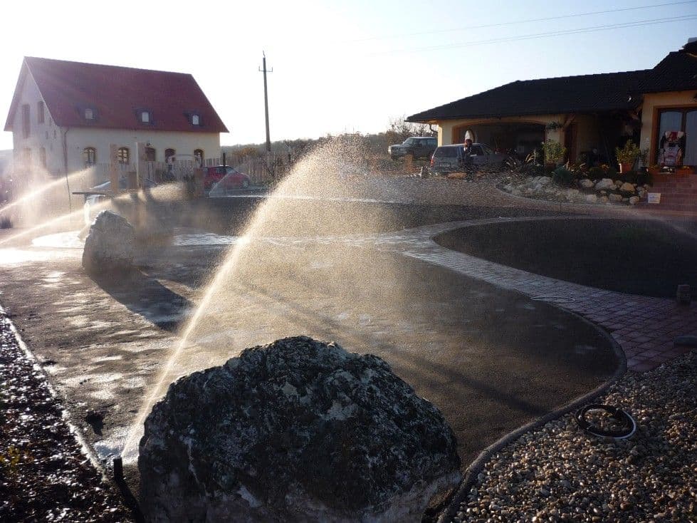 Családi ház öntözőrendszer - Pétfürdő